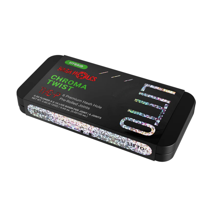 LITTO - THCP - Hash Holes - Pre Rolls - Chroma Twist - 3.6G - Burning Daily