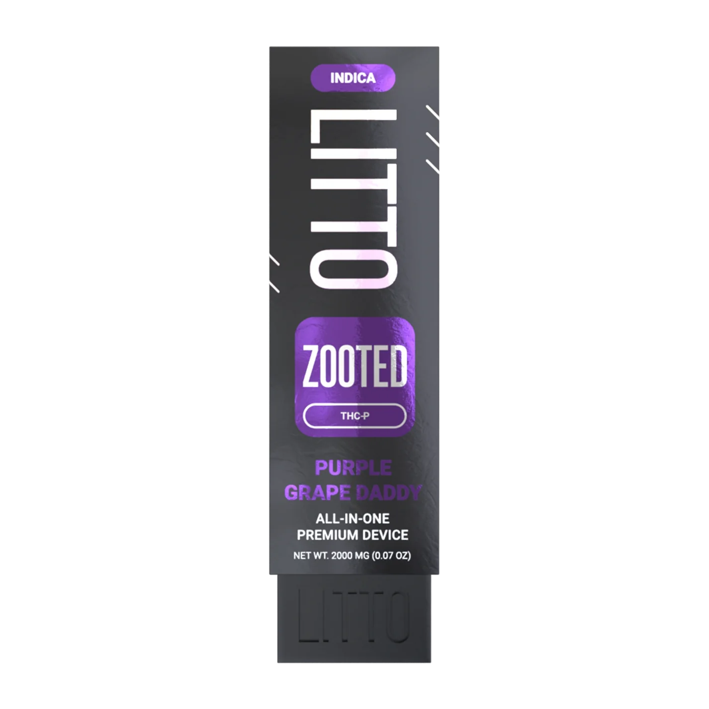 LITTO - ZOOTED - THCP - Disposable - Purple Grape Daddy - 2G