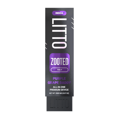 LITTO - ZOOTED - THCP - Disposable - Purple Grape Daddy - 2G