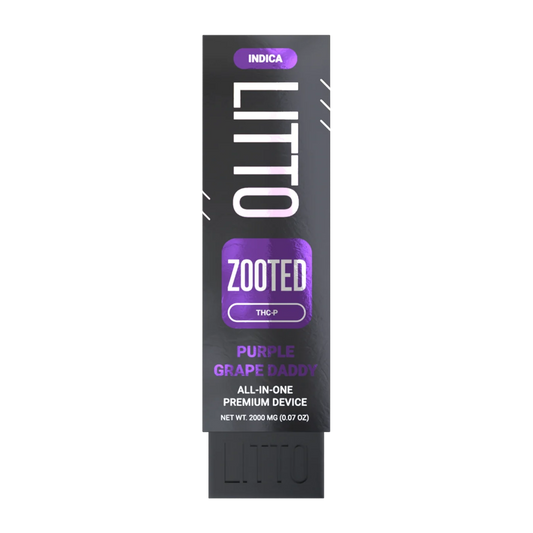 LITTO: ZOOTED - THCP - Disposable - Purple Grape Daddy