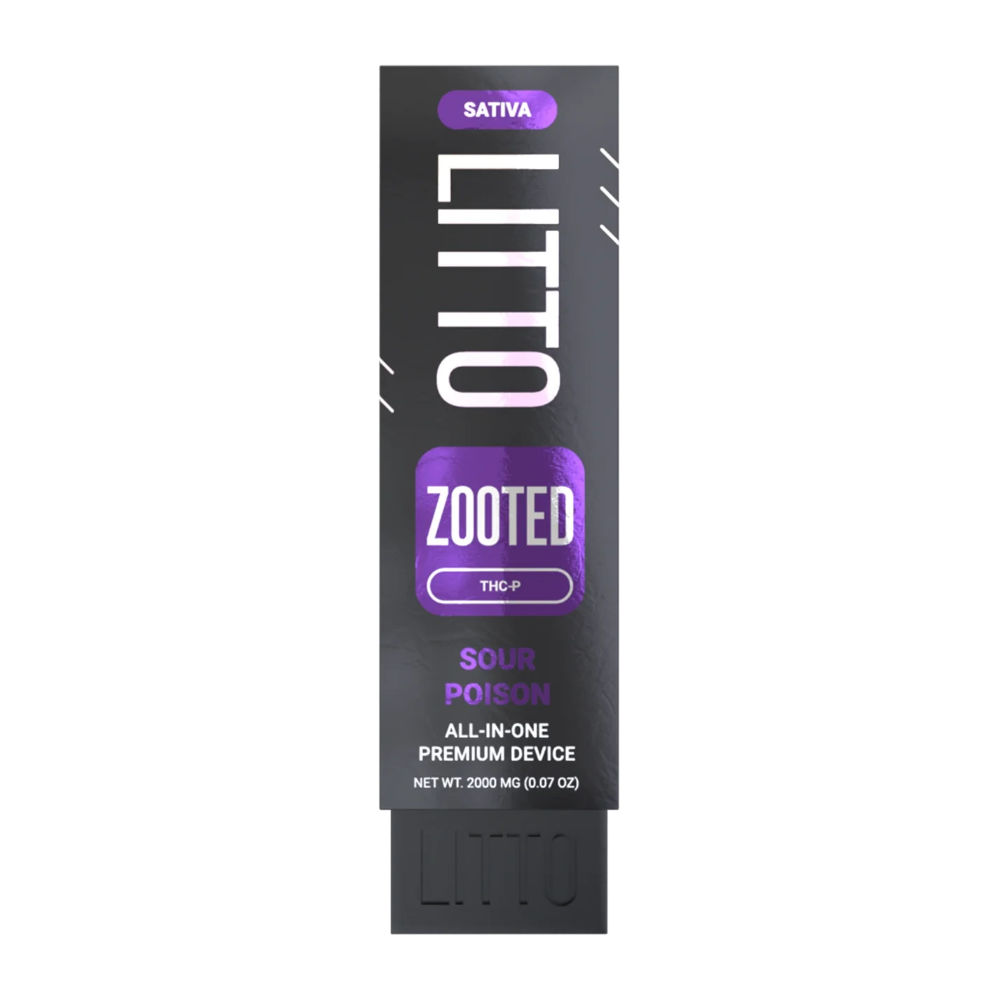 LITTO - ZOOTED - THCP - Disposable - Sour Poison - 2G