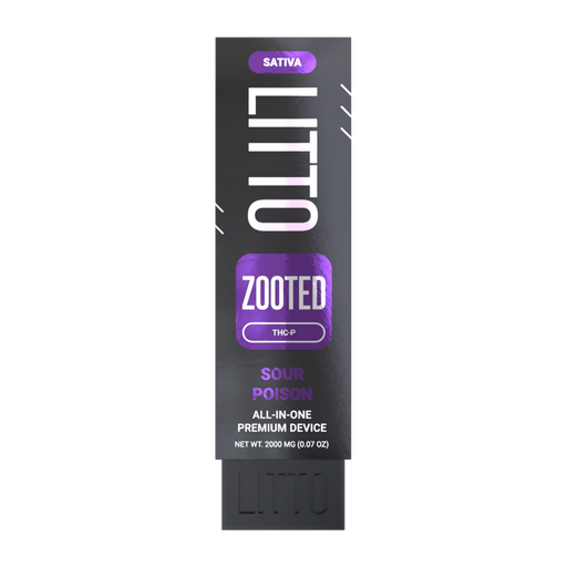 LITTO - ZOOTED - THCP - Disposable - Sour Poison - 2G - Burning Daily