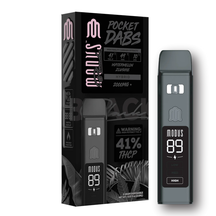 Modus - Pocket Dabs - THCP - HHC - HTE - Disposable - Watermelon Zlushie - 2G - Burning Daily