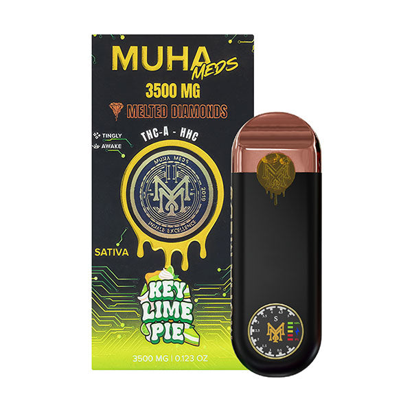 Muha Meds - Melted diamonds - Disposable - 3.5G - Burning Daily