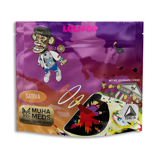 Muha Meds - THCA - Indoor Flower - Lolipop - 3.5G - Burning Daily