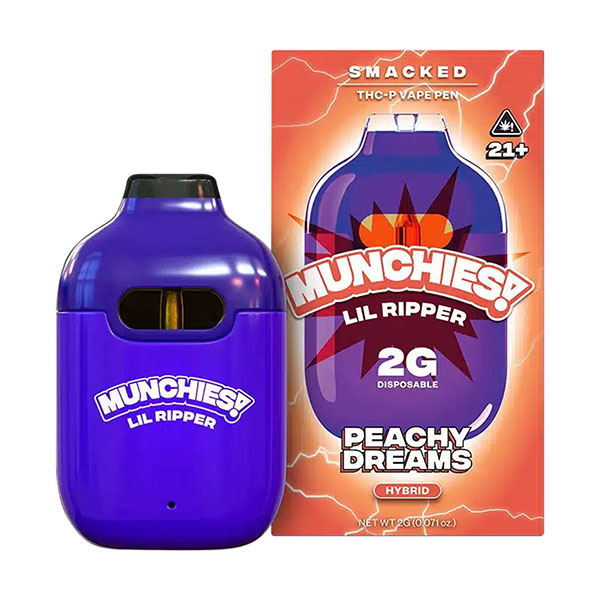 Munchies - Lil Ripper - THCP - Disposable - Peachy Dreams - 2G - Burning Daily
