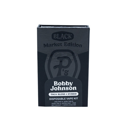 Pushin P's - Black Market Edition - THCA - THCP - Disposable - Bobby Johnson - 1G - Burning Daily
