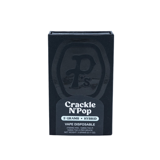 Pushin P's - Black Market Edition - THCP - HHC - Disposable - Crackle N' Pop - 3G - Burning Daily