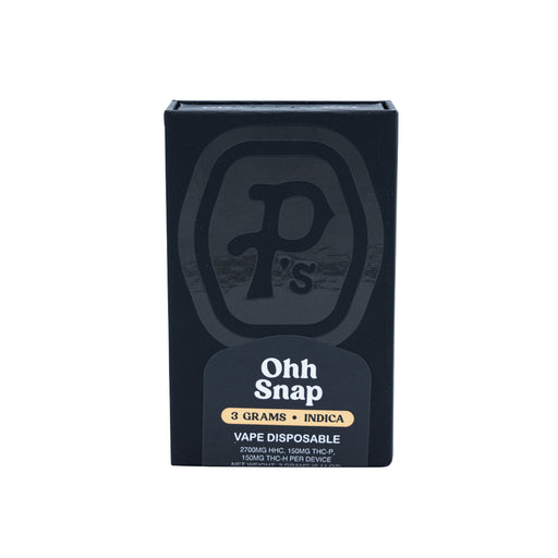 Pushin P's - Black Market Edition - THCP - HHC - Disposable - Oh Snap - 3G - Burning Daily