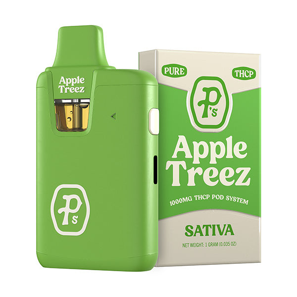 Pushin P's - THCP - Pod System - Disposable - Apple Treez - 1G - Burning Daily