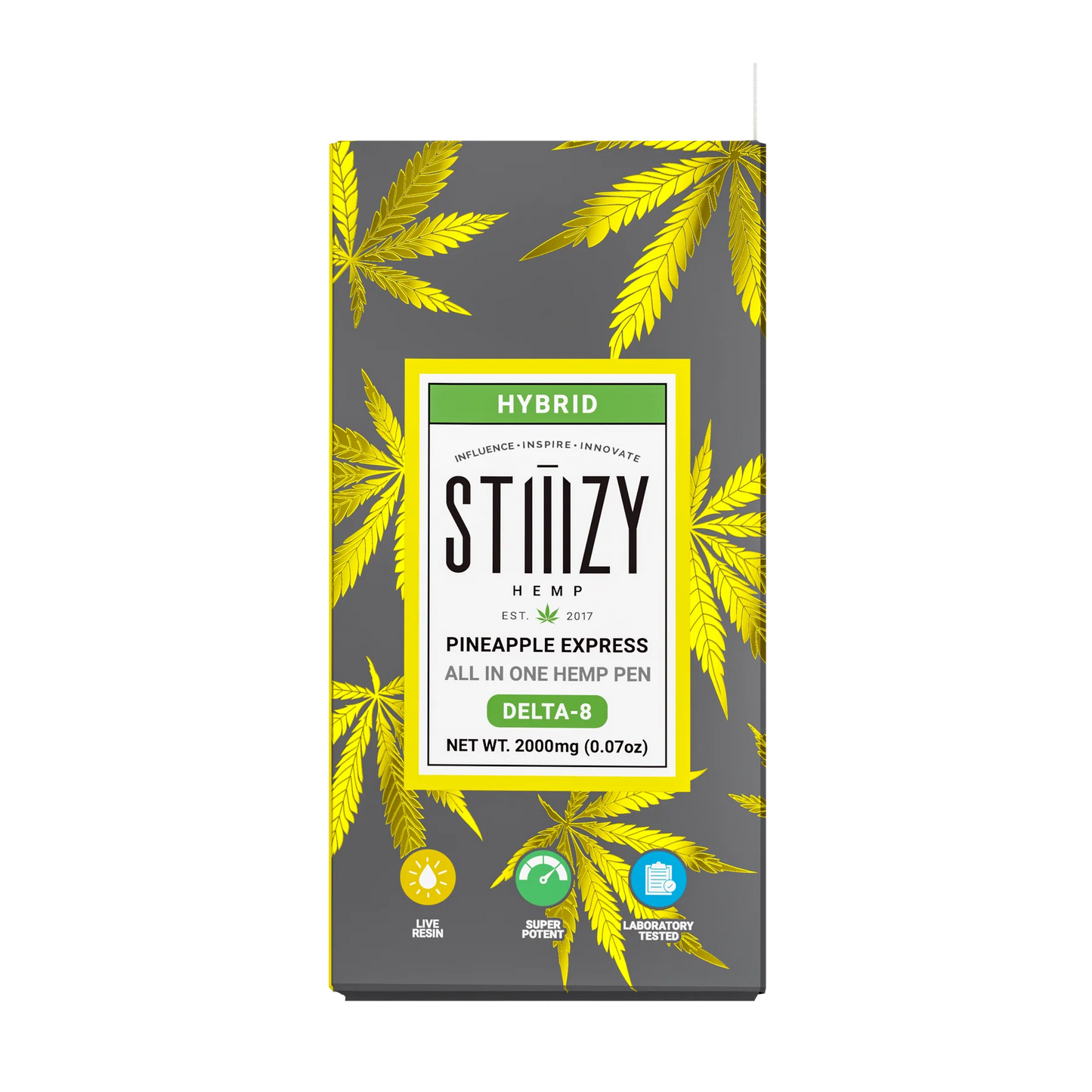 STIIIZY Hemp - Delta 8 - Disposable - Pineapple Express - 2G - Burning Daily