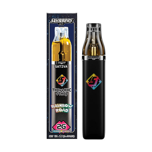 Sluggers - Gram Slam - THCP - Disposable - Rainbow Road - 2G - Burning Daily