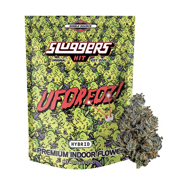 Sluggers - THCA - Flower - Uforeoz - 3.5G - Burning Daily