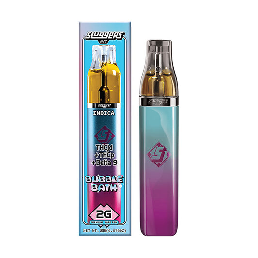 Sluggers Hit - Gram Slam - THCP - Disposable - Bubble Bath - 2G - Burning Daily