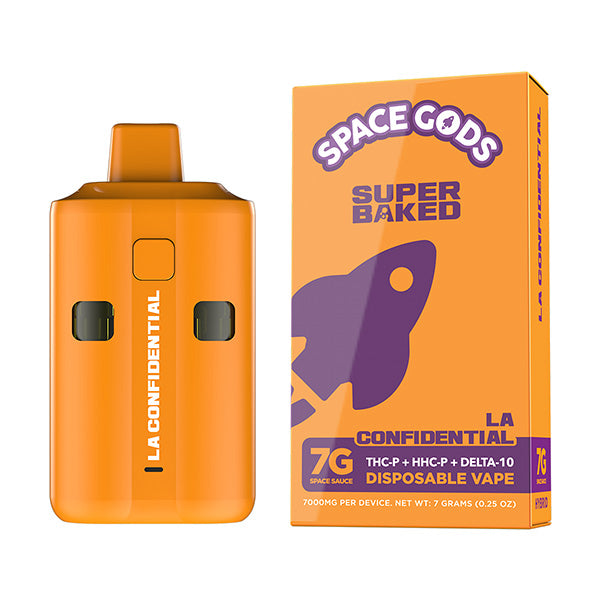 Space Gods - Super Baked - THCP - HHCP - Disposable - LA Confidential - 7G - Burning Daily