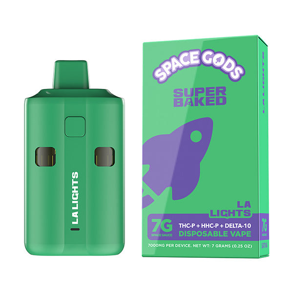 Space Gods - Super Baked - THCP - HHCP - Disposable - LA Lights - 7G - Burning Daily