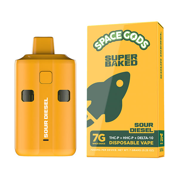 Space Gods - Super Baked - THCP - HHCP - Disposable - Sour Diesel - 7G