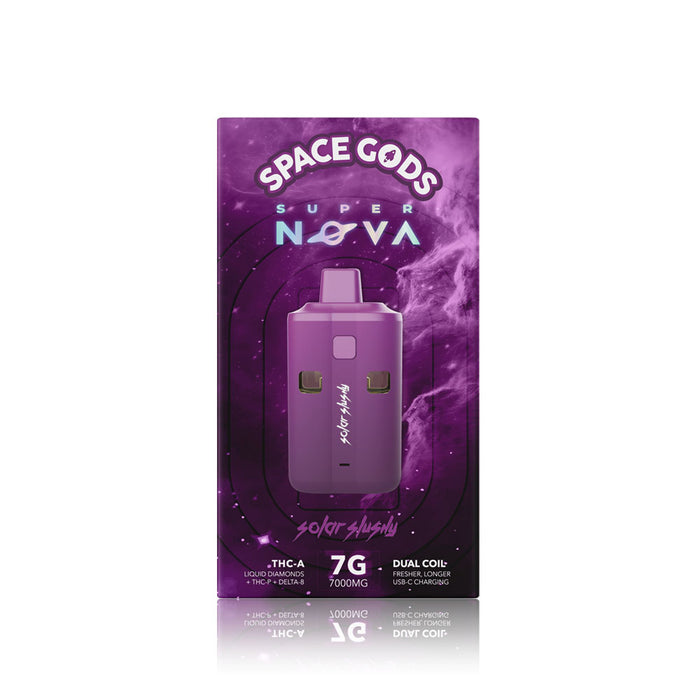 Space Gods - Super Nova - THCA - Disposable - Solar Slushy - 7G - Burning Daily