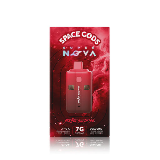 Space Gods - Super Nova - THCA - Disposable - Stellar Surprise - 7G - Burning Daily