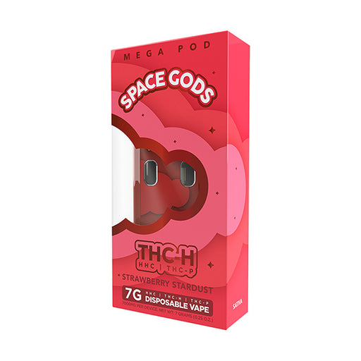 Space God - Mega Pod - THCH - Disposable - 7G - Burning Daily