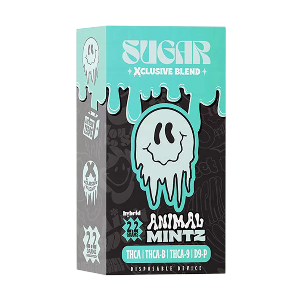 Sugar - THCA - Xclusive Blend - Disposable - Animal Mintz - 2.2G - Burning Daily