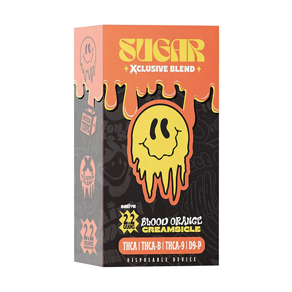 Sugar - THCA - Xclusive Blend - Disposable - Blood Orange Creamsicle - 2.2G - Burning Daily