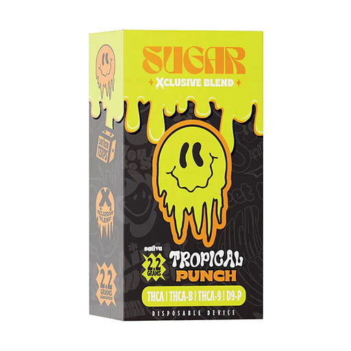 Sugar - THCA - Xclusive Blend - Disposable - Tropical Punch - 2.2G - Burning Daily