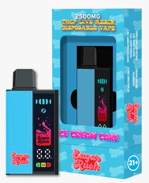 Sugar Rush - THCP - Live Resin - Disposable - Ice Cream Cake - 2.5G - Burning Daily