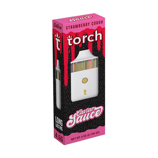 Torch - Caviar Sauce - Delta 8 - THCP - CBG - Disposable - Strawberry Cough - 4.5G - Burning Daily
