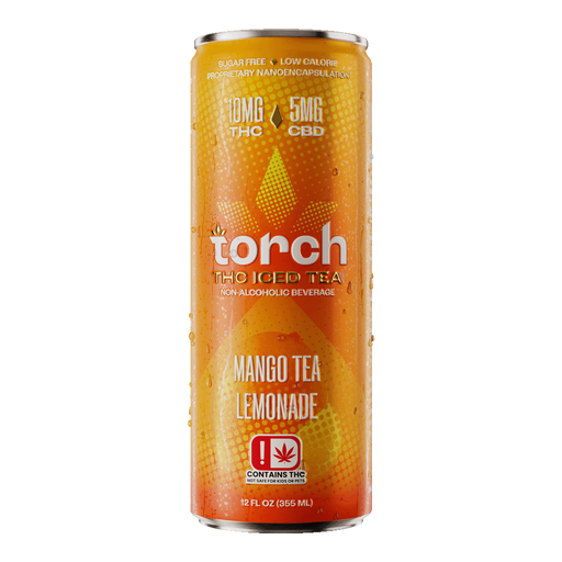 Torch - THC - CBD - Iced Tea- Mango Tea Lemonade - 12OZ - Burning Daily