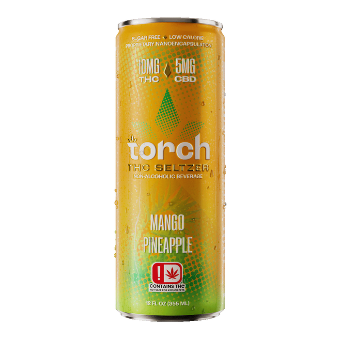Torch - THC - CBD - Seltzer - Mango Pineapple - Burning Daily