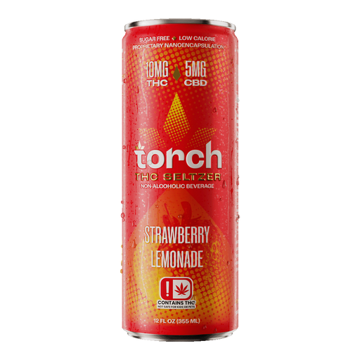 Torch: THC - CBD - Seltzer - Strawberry Lemonade - Burning Daily