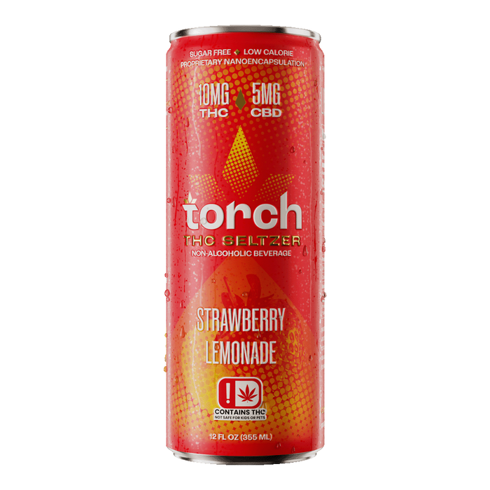 Torch: THC - CBD - Seltzer - Strawberry Lemonade - Burning Daily