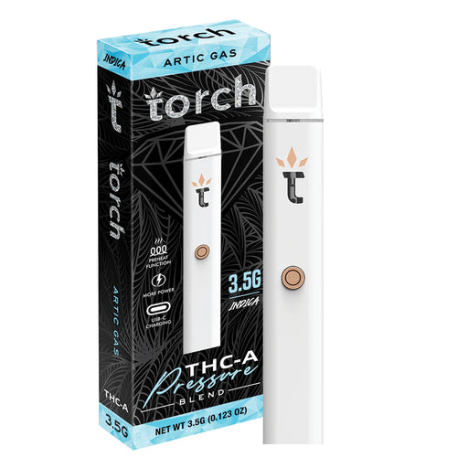 Torch - THCA - Pressure Blend - Disposable - Artic Gas - 3.5G - Burning Daily