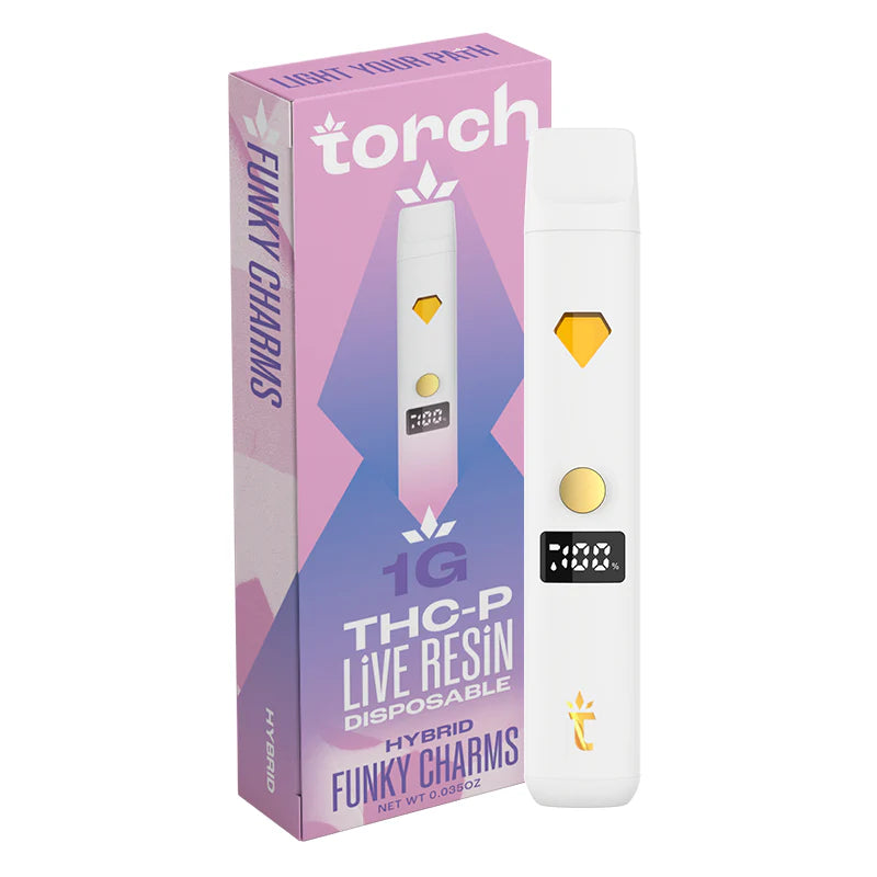 Torch - THCP - Live Resin - Disposable - Funky Charms - 1G