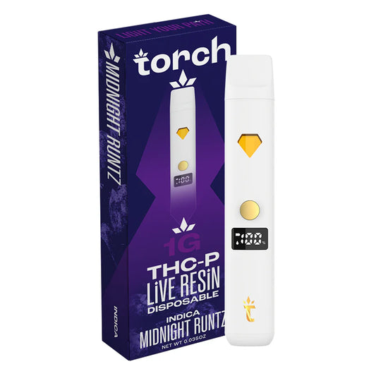 Torch - THCP - Live Resin - Disposable - Midnight Runtz - 1G