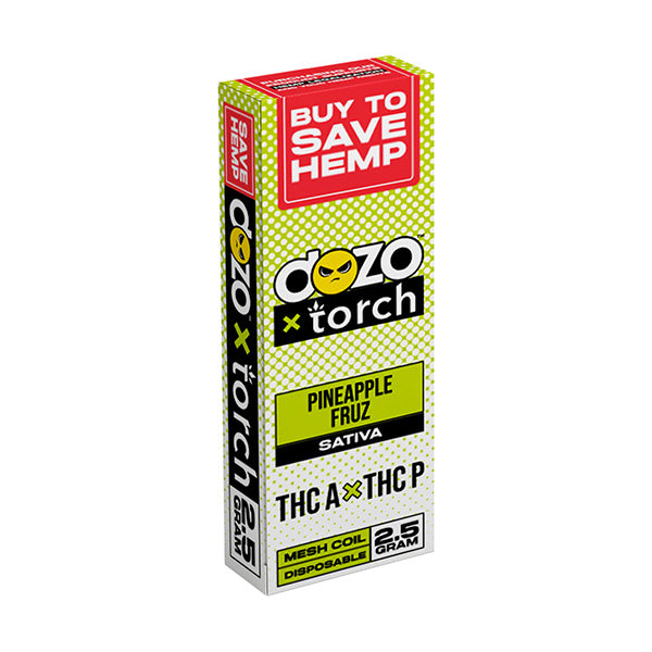 Torch x DOZO - THCA - THCP - Disposable - Pineapple Fruz - 2.5G