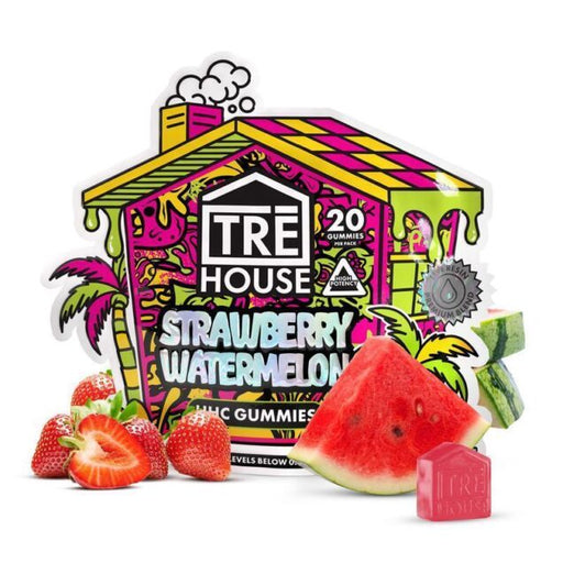 Tre House - HHC - Gummies - Strawberry Watermelon - 500MG - Burning Daily