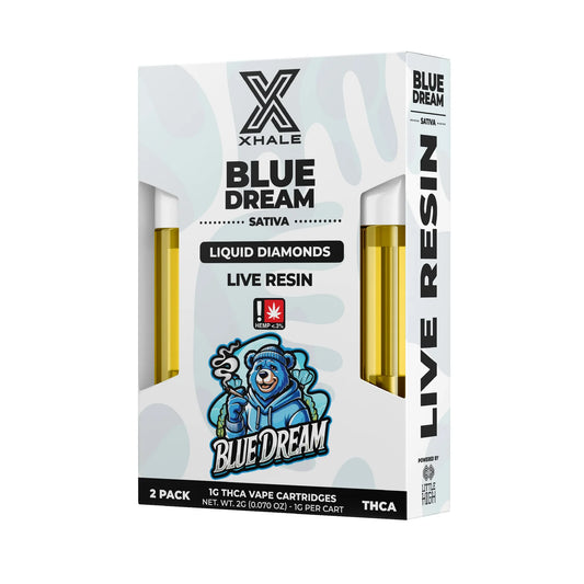 Xhale - Live Resin - 510 Cartridge - Blue Dream - 2G