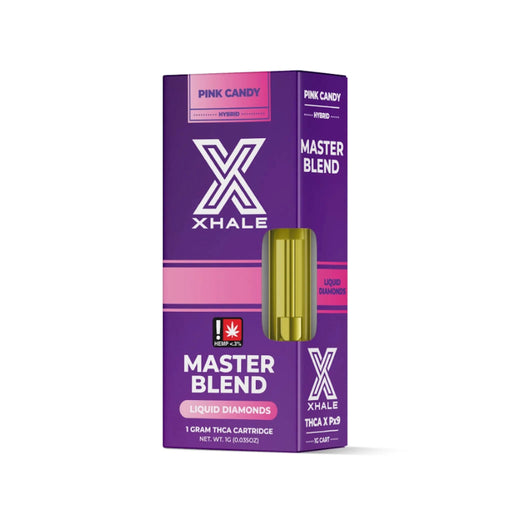 Xhale - Master Blend - THCA - Px9 - 510 Cartridges - Pink Candy - 1G - Burning Daily