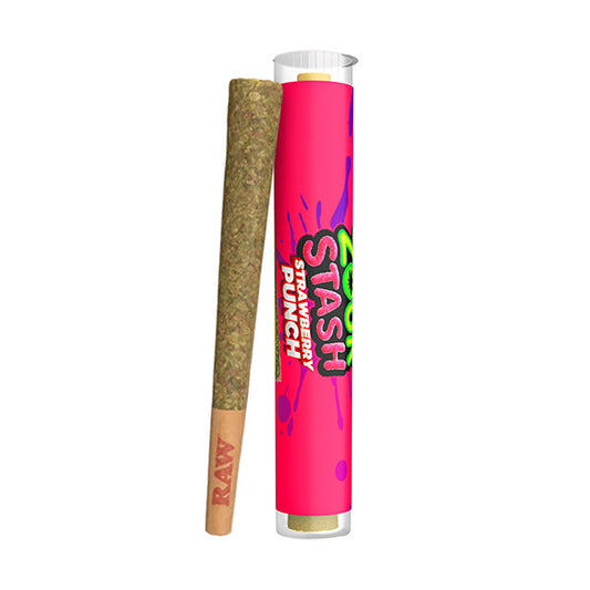 Zour Stash - THCA - Hash Hole - Strawberry Punch - 2G - Burning Daily