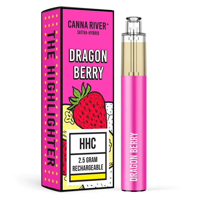 Canna River - Highlighter - HHC - Disposable - Dragon Berry - 2.5G
