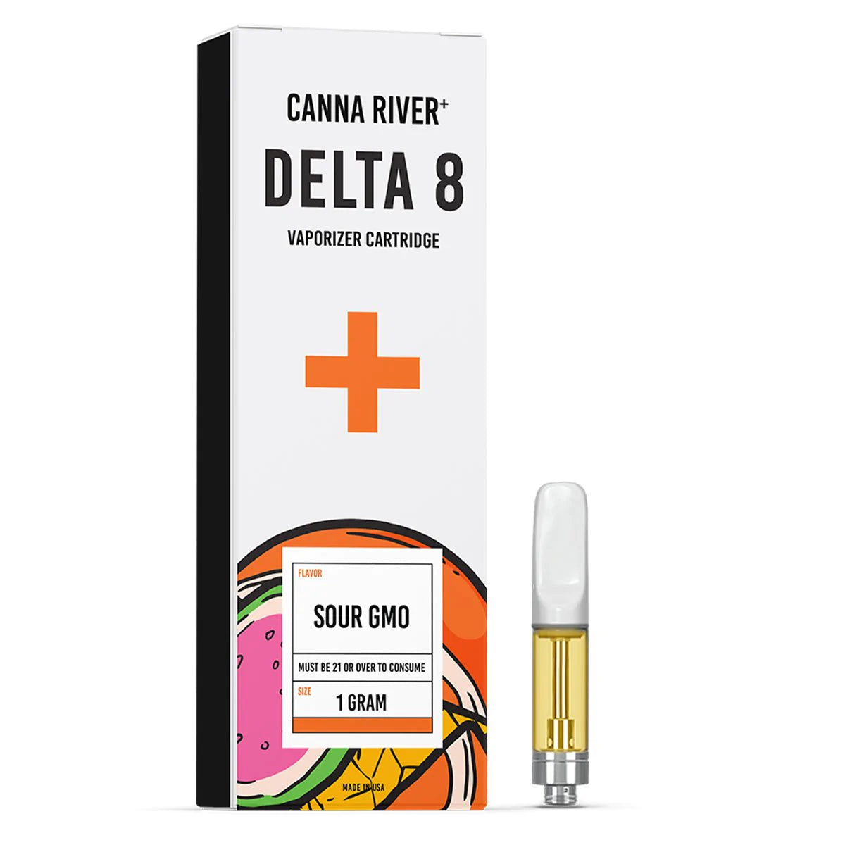 Canna River - Delta 8 - 510 Cartridge - Sour GMO -1G - Burning Daily