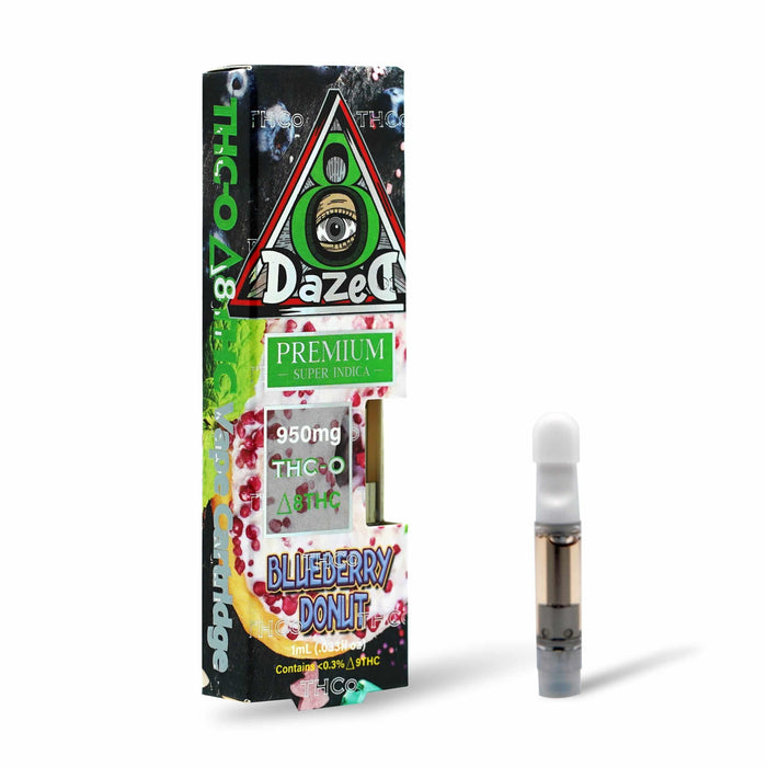 Dazed8 - THCO - 510 Cartridge - Blueberry Donut - 1G