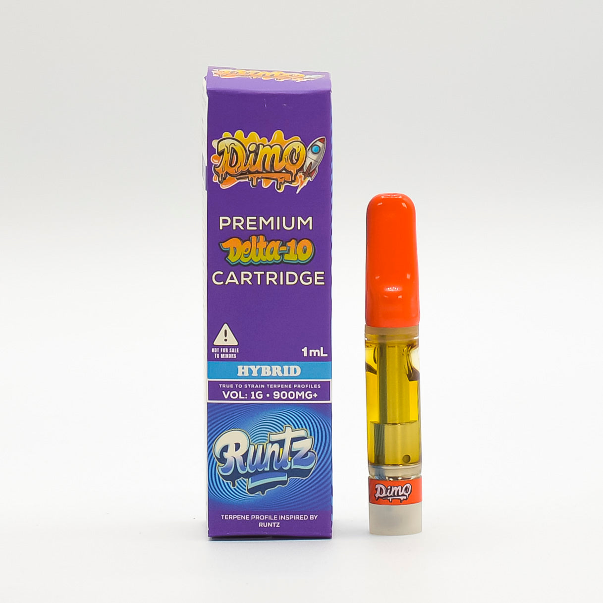 Dimo - Delta 10 - 510 Cartridge - Runtz - 1G - Burning Daily