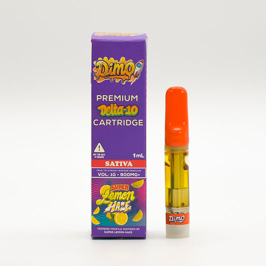 Dimo - Delta 10 - 510 Cartridge - Super Lemon Haze - 1G - Burning Daily