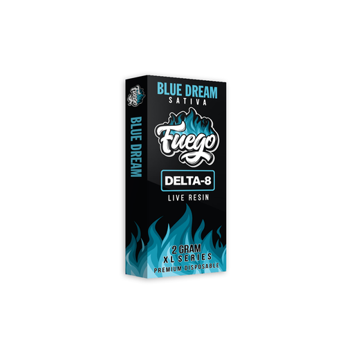 Fuego - Delta 8 - Live Resin - Disposable Vape - Blue Dream - 2G
