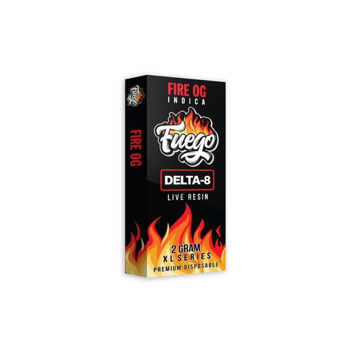 Fuego - Delta 8 - Live Resin - Disposable Vape - Fire OG - 2G