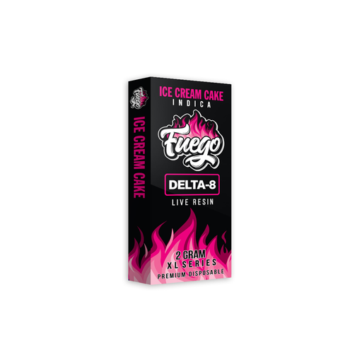 Fuego - Delta 8 - Live Resin - Disposable Vape - Ice Cream Cake - 2G
