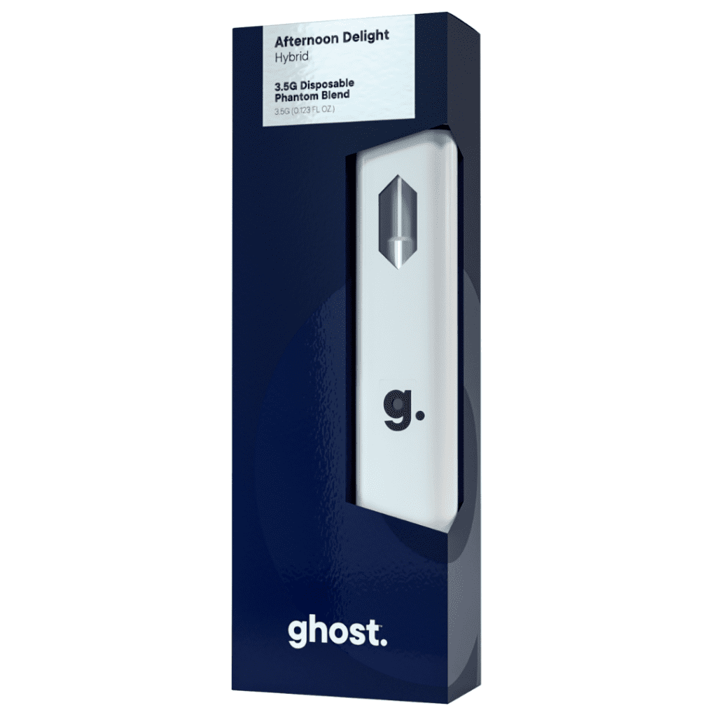 Ghost Hemp - Live Resin Delta 6 - THCX - THCB - Disposable - Afternoon Delight - 3.5G - Burning Daily